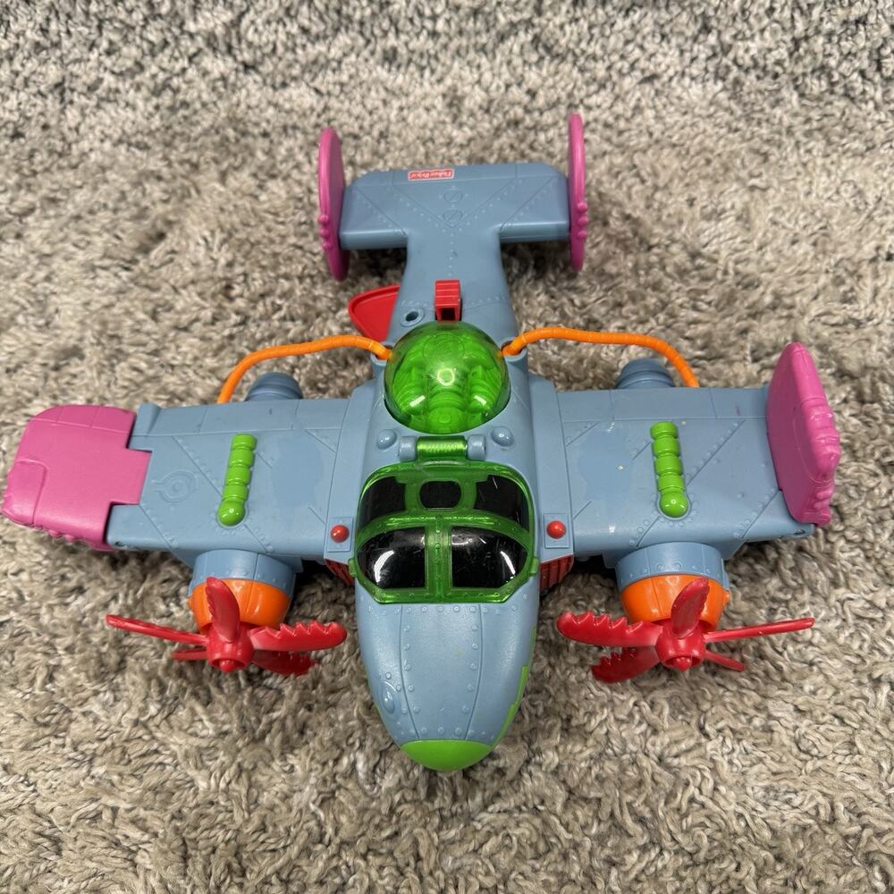 Imaginext DC Super Friends Villain Joker Fisher Price Airplane plane Gotham toy